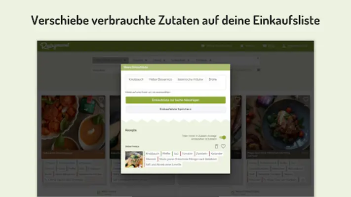 Restegourmet - Rezeptsuche android App screenshot 0
