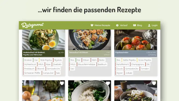 Restegourmet - Rezeptsuche android App screenshot 2