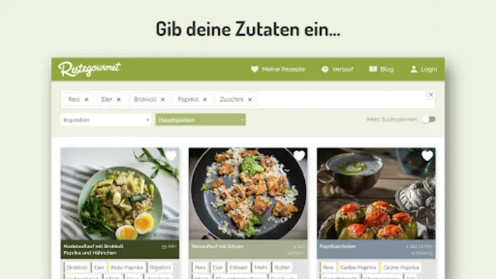 Restegourmet - Rezeptsuche android App screenshot 3