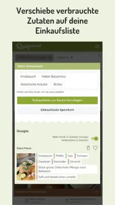 Restegourmet - Rezeptsuche android App screenshot 4